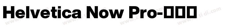 Helvetica Now Pro字体转换